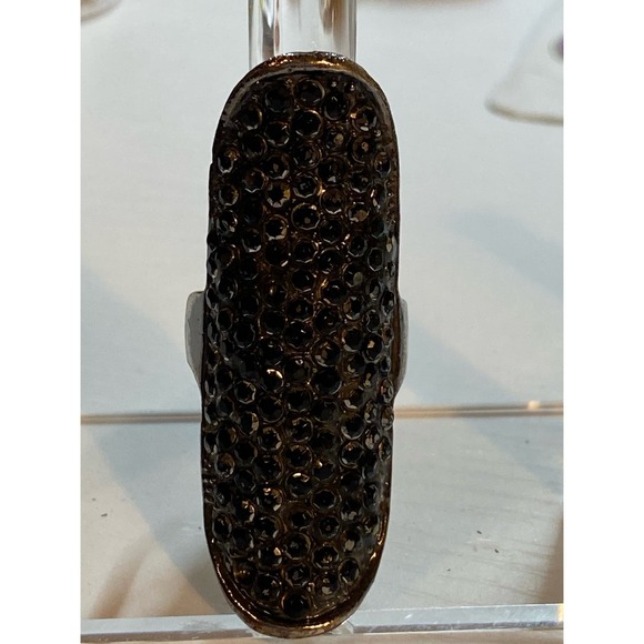 Similar look to a BCBG Max Azria Armor ring, looks like Hematite Ring, S… - Picture 3 of 4